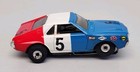 1968 Aurora Amc Amx Red White Blue Thunderjet Tjet Tuff Ones Ho Slot Car 1477
