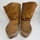 Antique Navajo Native American Moccasins Handmade Braintanned High-top 1920s 30s