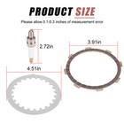 Heavy Duty Clutch Kit W gasket Spring For Yamaha Ttr125 Ttr125e Ttr125l Ttr125le