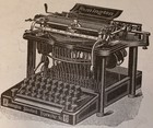 1905 Remington Typewriter 6 1 2x 10 - Nice Ad  Very Rare  Free Shipping