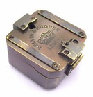 Antique Solid Brass Kelvin   Hughes 1917 Brunton Compass Vintage Compass