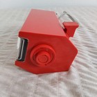 Copal 227 Vintage Flip Alarm Clock Red Ac 100v Retro Japan Desk Table Clock