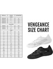 New Nfinity Vengeance Cheer Shoes Size 7 With Case White