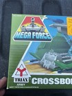 Vintage 1989 Kenner Mega Force Triax Army Crossbolt Mobile Armored Helipad Mib