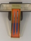 Sheaffer Sentinel Ballpoint Pen   Pencil Set  Chrome   Blue