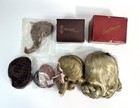Mixed Lot Of 7 Vintage Doll Wigs Various Brands   Sizes  Colors   Styles