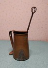 Vintage Brass Fire Starter Fireplace W Wrought Iron Handle Pumice Cape Cod Shop