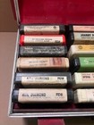 Lot Of 24 Vintage 8 Track Tape Cartridges With Case See Description
