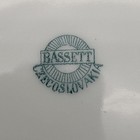 Lot 3 Antique Bassett Czechoslovakia 6 3 8  Plates 12682 Chipped Cracked As-is