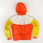 Nike Retrostyle 1980s   1990s Track Jacket Full Zip Orange yellow white  medium 