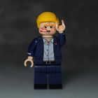 Custom Lego Donald Trump Minifigure  fight    Trump 2024 Sign  Ships Free 
