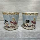 Yankee Candle Votive Holders Snowman Winter Holiday Christmas  set Of 2 