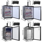 Beer Kegerator Draft Beer Dispenser Full Size Keg Refrigerator 1   2 Tap