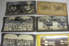Lot Of 10 Antique Stereoview Photograph Cards Original Photos Children Animals