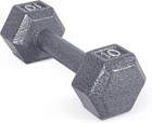 Cast Iron Dumbbell multi-weight Durable Coated Rubber Hexagonal Dumbbells single