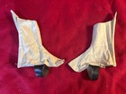 Vintage Scottish Highland Piper   s White Canvas Dress Spats Size 2