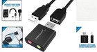 Sabrent Aluminum Usb Stereo Sound Adapter - Plug   Play Audio For Windows mac
