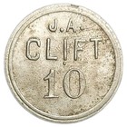 1914-20 Us Fredonia Ky J  A  Clift General Store Ingle Trade Token Good For 10  