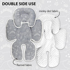 Baby Car Seat Head And Body Support  2-in-1 Infant Car Seat Insert  Soft Cushion