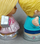 Fisher Price Little People Barbie Figures Lot Birthday Gift Blonde Boyfriend Ken