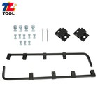 Straight Mud Flap Hanger 30  Heavy Duty Steel Set Semi Truck 1pair