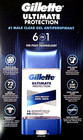 Gillette Ultimate Protection Cool Wave Gel Antiperspirant deodorant  3 8 Oz X 5 