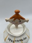 Vintage 1959 Holt Howard Pixieware Mayonnaise  Spoon Condiment Jar Whimsical Mcm