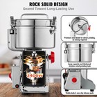 2000g Commercial Spice Grinder Electric Grain Mill Grinder High Speed