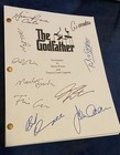 The Godfather Cast Signed Script By Robert Duvall Coppola Brando Shire Pacino