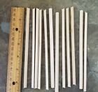 Miniature Cove Molding 6  Trim Scrap Wood Strips 1 4  12 Pieces Crafts Projects