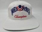 Vintage World Series Champions American Needle Snapback Hat Cap 90s Mlb White