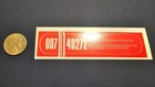 Star Trek  The Next Generation - Original Production-made Prop Lcars Red Label