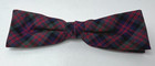 Vintage D   J Anderson Red Tartan Plaid Bow Tie And Cummerbund Set Scotland