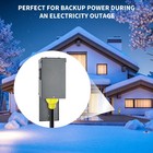 30 Amp Power Inlet Box  Briidea Nema 3r Generator Inlet Box With 5 Preserved    