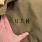 Vintage Usn N-1 Deck Jacket Alpaca Near Mint Us Navy Military Size 40 Rare Ww2