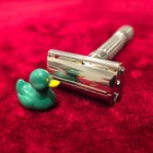 Vintage Gillette Adjustable 195  fat Boy  1959 3rd Qtr  e-3  Razor  item  114 