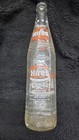 16 Oz Hires Root Beer Glass Bottle Genuine - Evanston Illinois