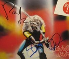 Paul Dianno Signed Iron Maiden Japan Album Vinyl Steve Harris Autograph Jsa Coa