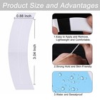 48pcs Double Sided Waterproof Wig Tape C Shape Lace Front Toupee Adhesive