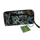 Vera Bradley Large Zip Travel Organizer Wallet - Java Blue - New