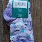 Juncture Knee High Socks Unicorn Design Purple Unisex Kids Polyester