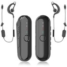 Super Mini Walkie Talkies - Small Secure Clip-on Two Way Radio - Portable 2 Pack