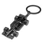 Kiturek 3d F1 Race Car Keychain  Zinc Heavy Duty Racing Model Keychain  Black