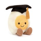 Jellycat Amuseables Cute Graduation Gift Boiled Egg Soft Plush Doll Trending