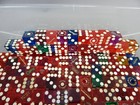 100  Used Punched Casino 20mm Game Dice Lot Hard Rock Las Vegas Atlantic City