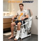 Electric Toilet Lift Seat - Powered Toilet Seat Risers With Handles  For Seniors