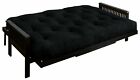 Mozaic Black Full Size 12-inch Futon Mattress