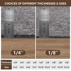 Felt Non Slip Rug Pads  Extra Large 1 4  Thick Felt And Rubber Backing  Shock   