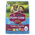3 Pack Purina Puppy Chow Dry Dog Food  Tender   Crunchy  Beef   Rice  15 Lb