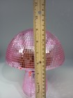 Mushroom Disco Ball Decor 9 Inch Mirror Disco Balls For Party Supplies Pink 